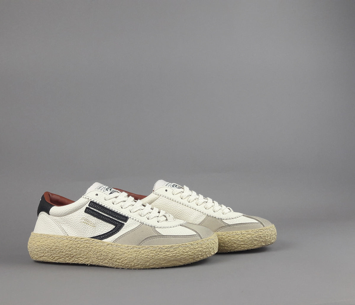 Puraai Sneakers Uomo Pelle Vegan Bianco Opaco