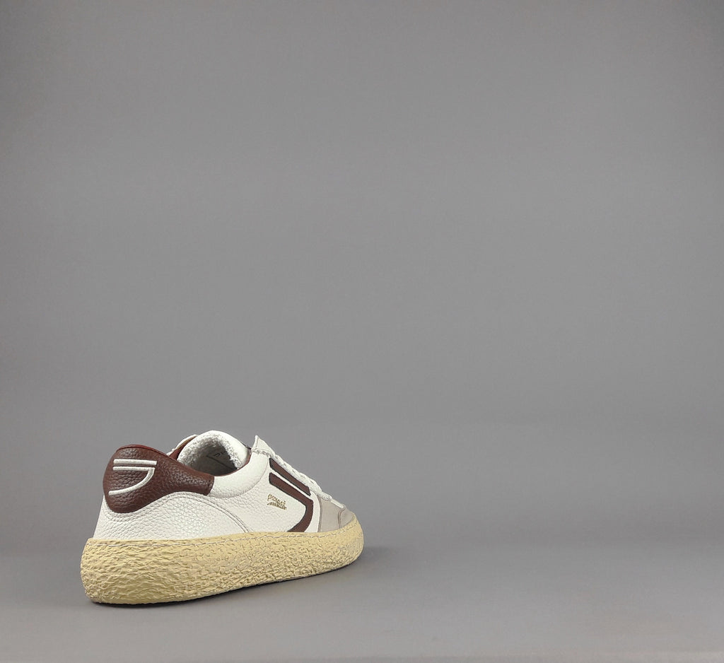 Puraai Sneakers Uomo Pelle Vegan Bianco Opaco