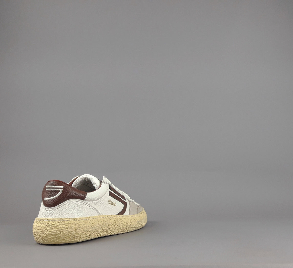 Puraai Sneakers Uomo Pelle Vegan Bianco Opaco