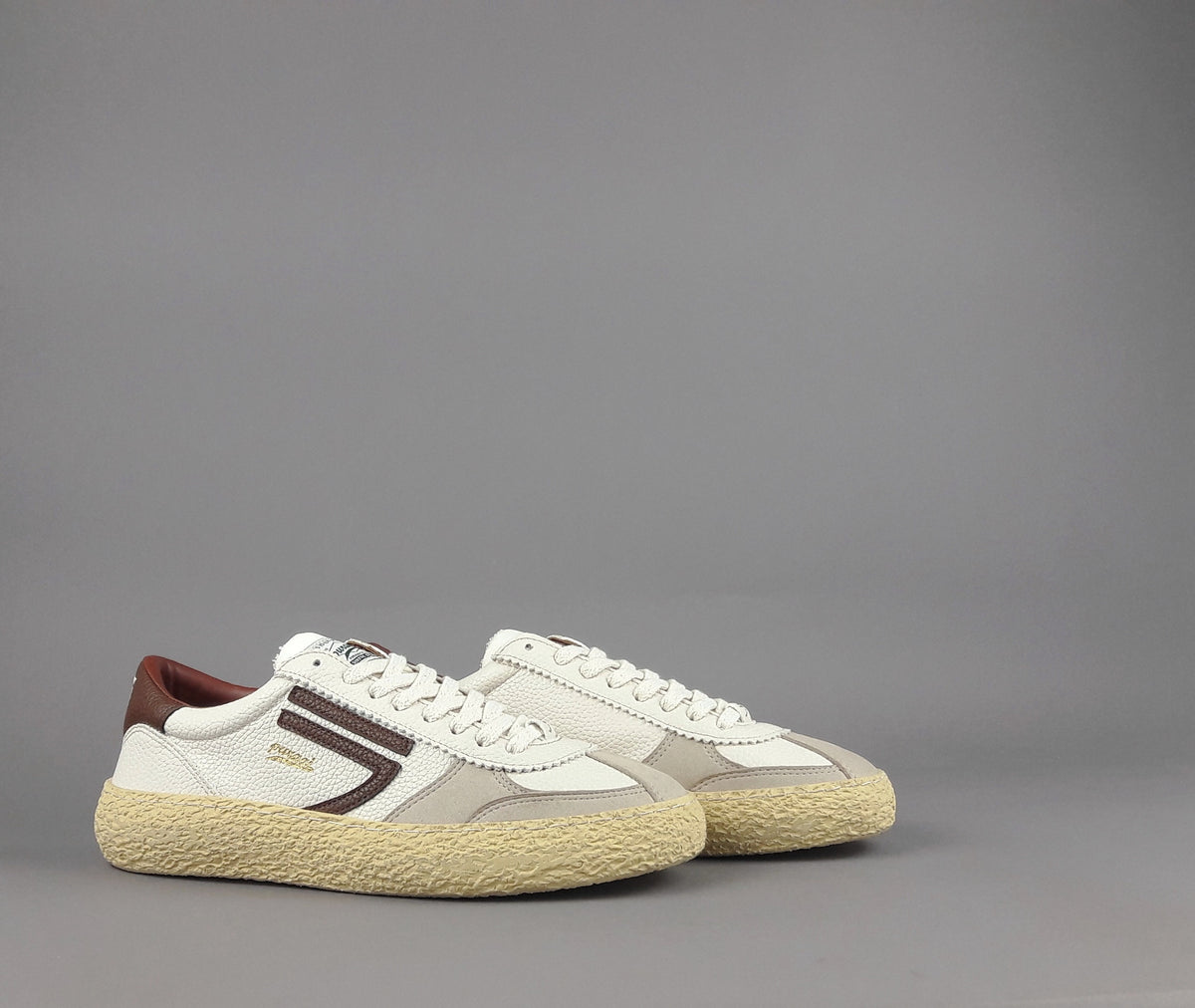 Puraai Sneakers Uomo Pelle Vegan Bianco Opaco