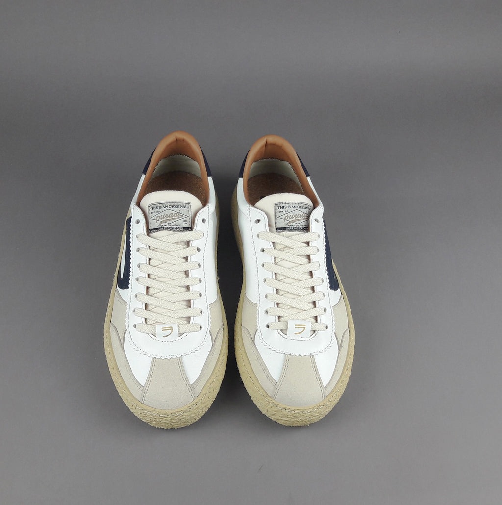 Puraai Sneakers Uomo Pelle Vegan Bianco