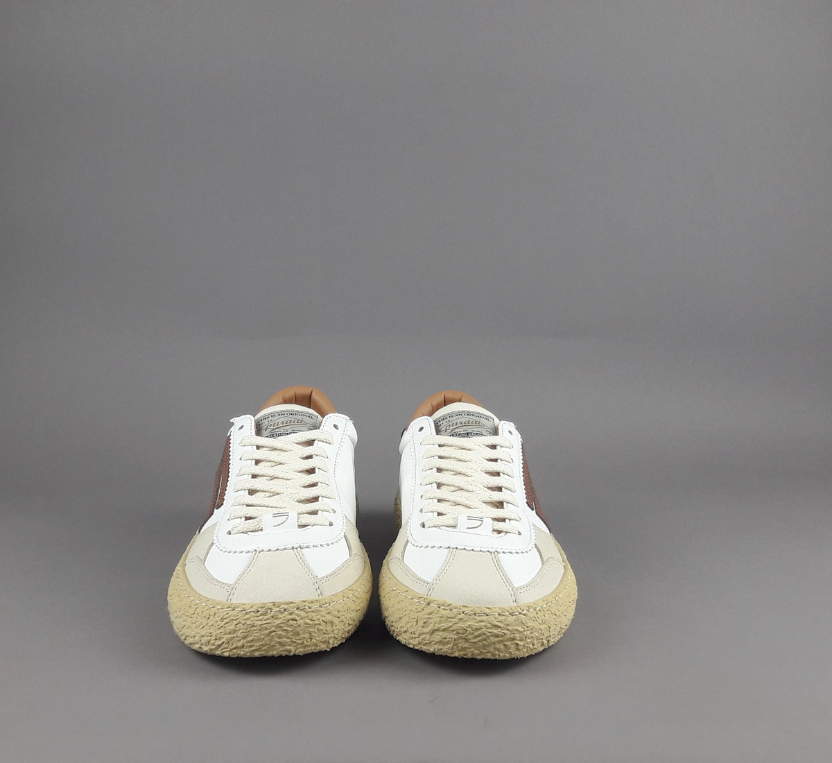 Puraai Sneakers Uomo Pelle Vegan Bianco