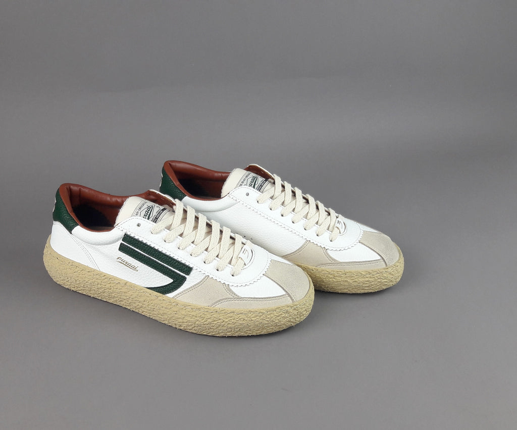 Puraai Sneakers Uomo Pelle Vegan Bianco
