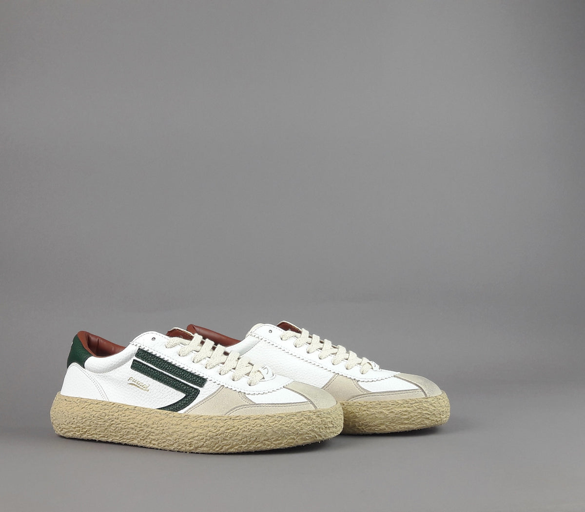 Puraai Sneakers Uomo Pelle Vegan Bianco