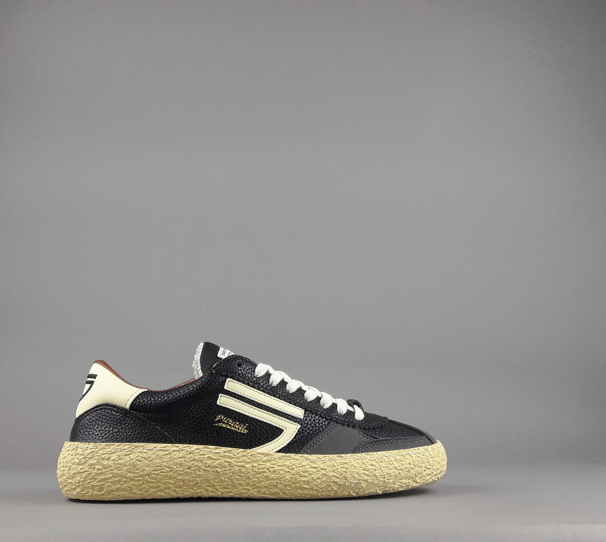 Puraai Sneakers Uomo Pelle Vegan Nero
