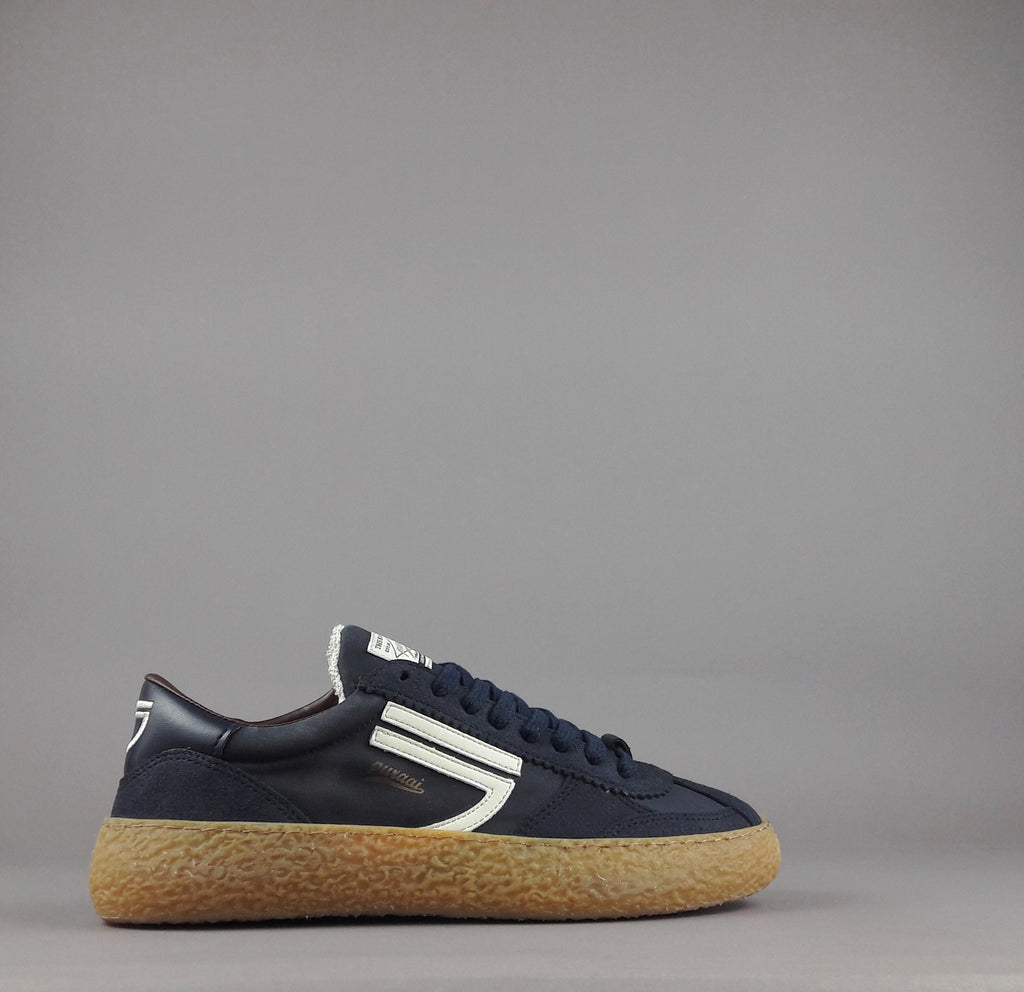 Puraai Sneakers Uomo Tessuto Vegan Blu Scuro
