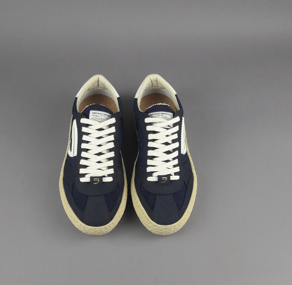 Puraai Sneakers Uomo Tessuto Vegan Tela Blu Scuro
