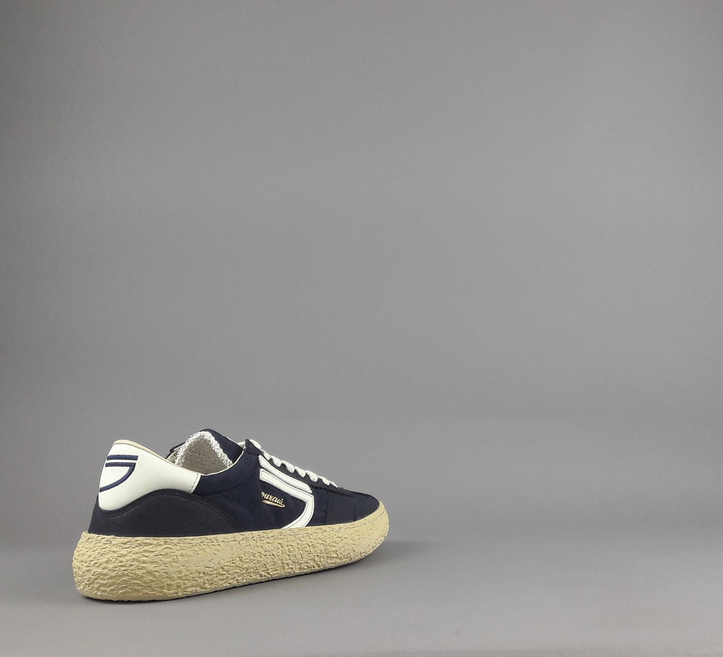 Puraai Sneakers Uomo Tessuto Vegan Tela Blu Scuro