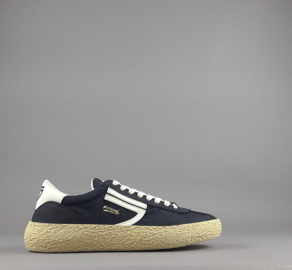 Puraai Sneakers Uomo Tessuto Vegan Tela Blu Scuro