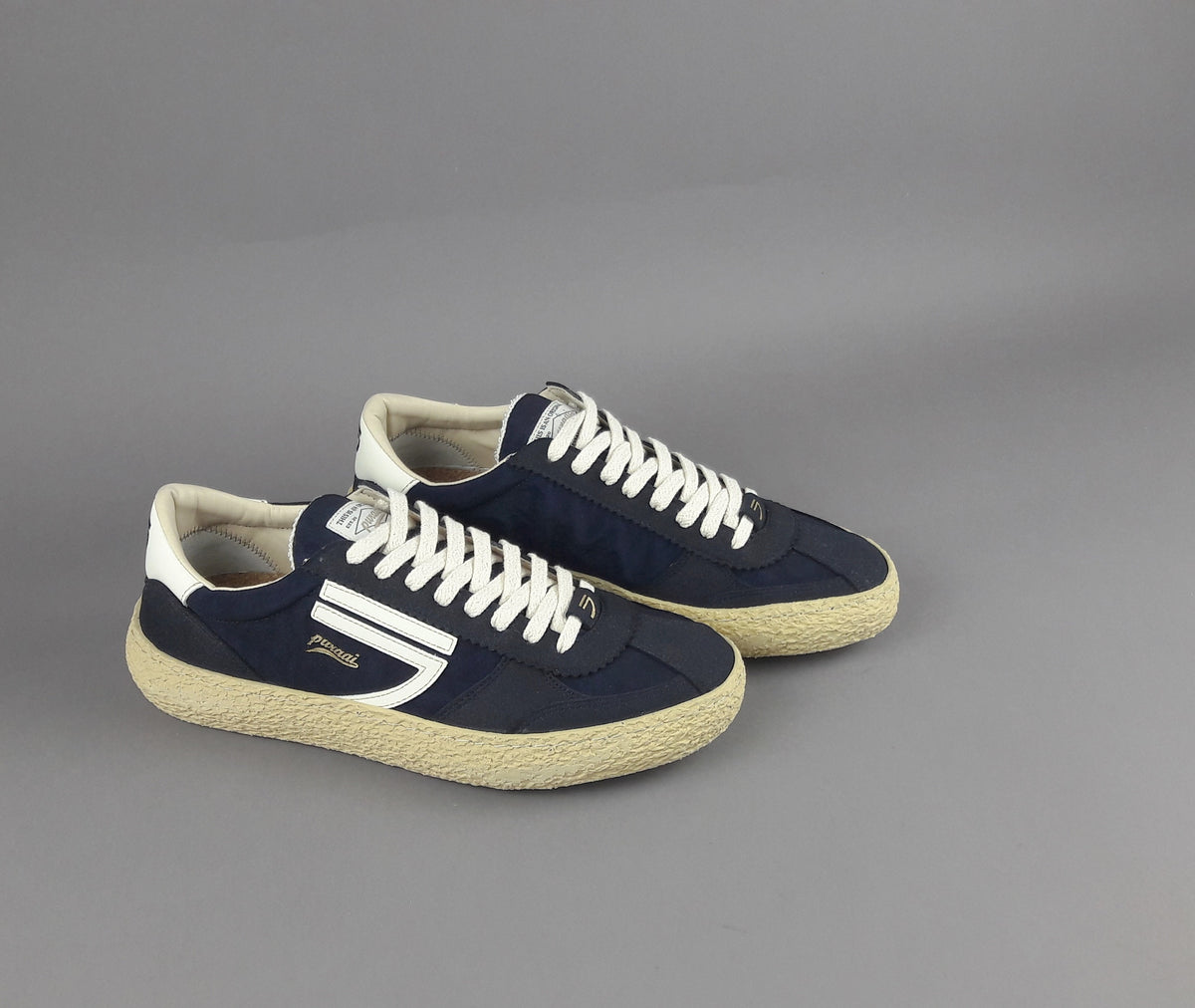 Puraai Sneakers Uomo Tessuto Vegan Tela Blu Scuro