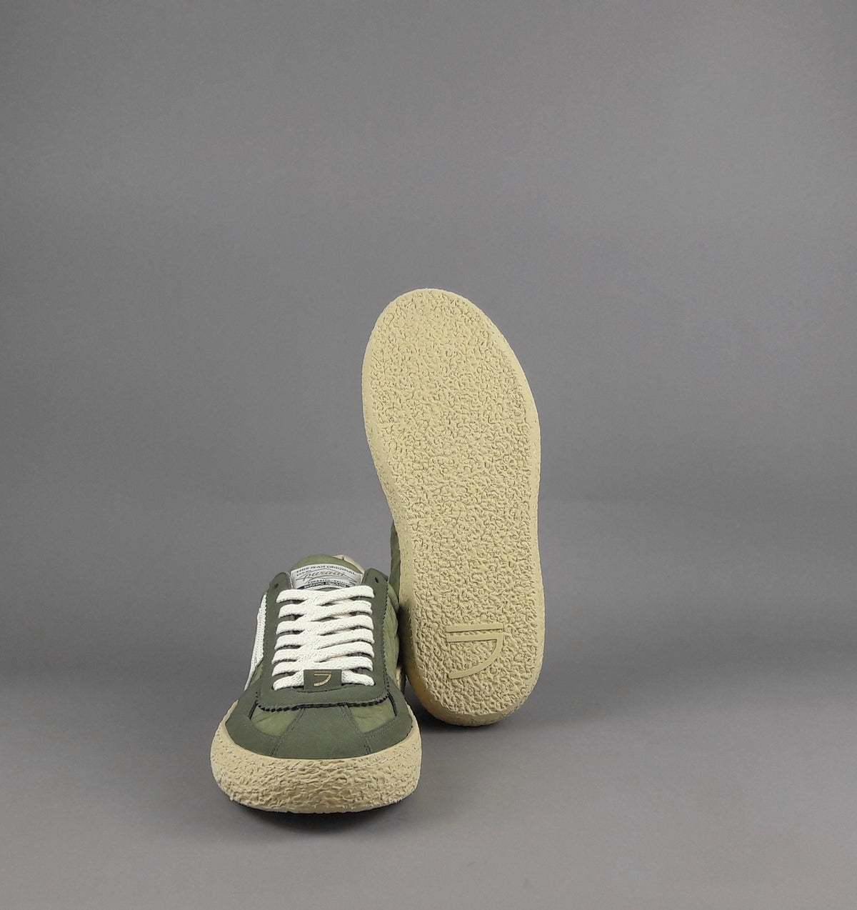Puraai Sneakers Uomo Tessuto Vegan Tela Verde Militare