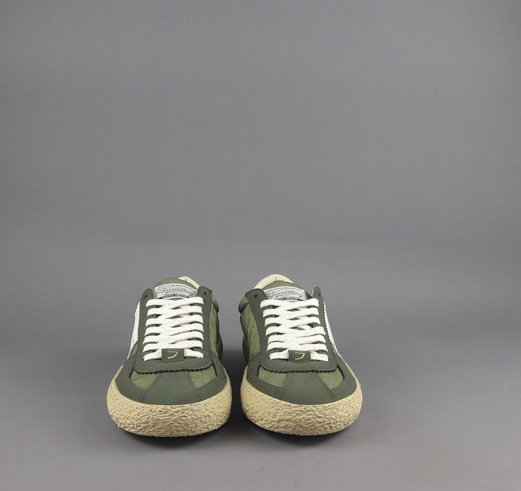 Puraai Sneakers Uomo Tessuto Vegan Tela Verde Militare