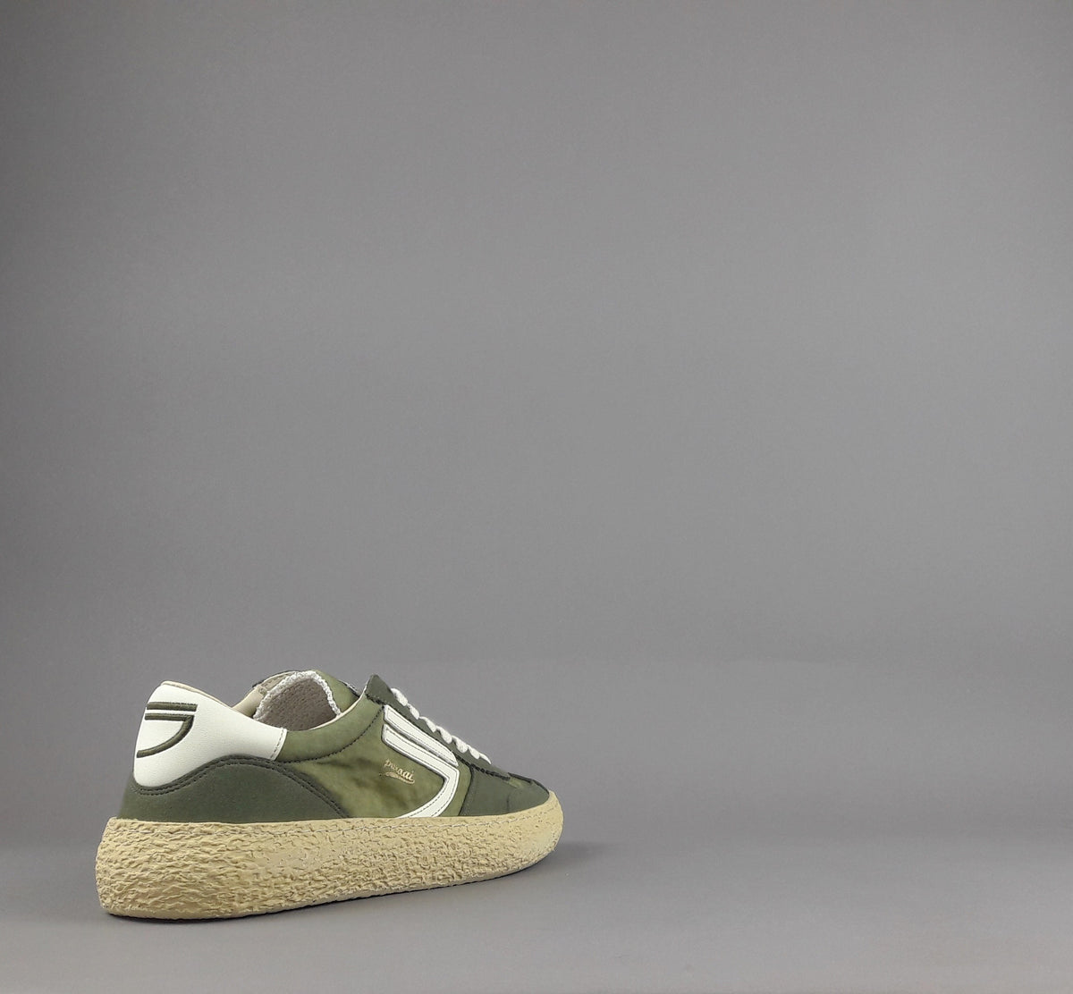 Puraai Sneakers Uomo Tessuto Vegan Tela Verde Militare