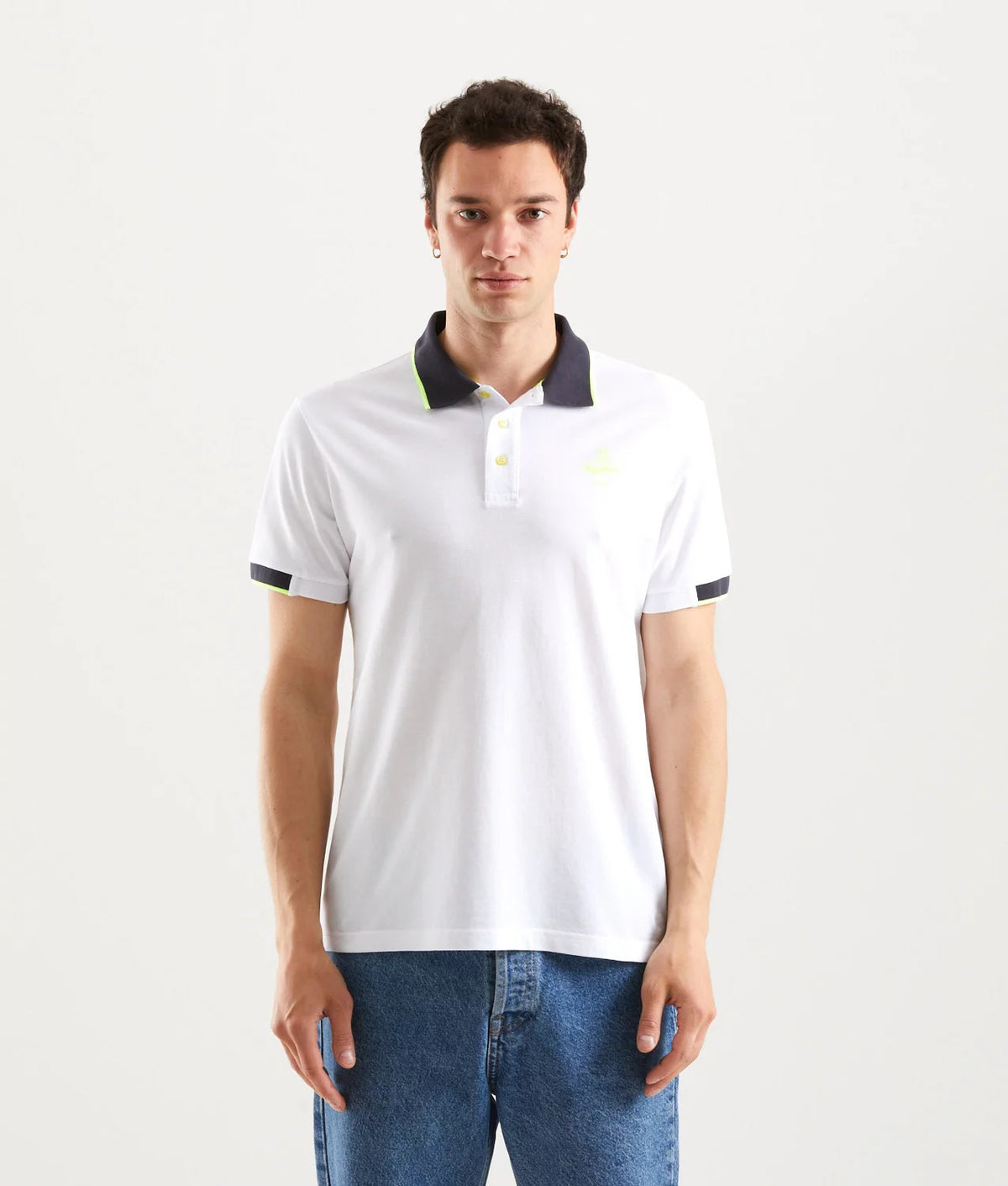 Refrigiwear Polo Uomo Beat Cotone Bianco