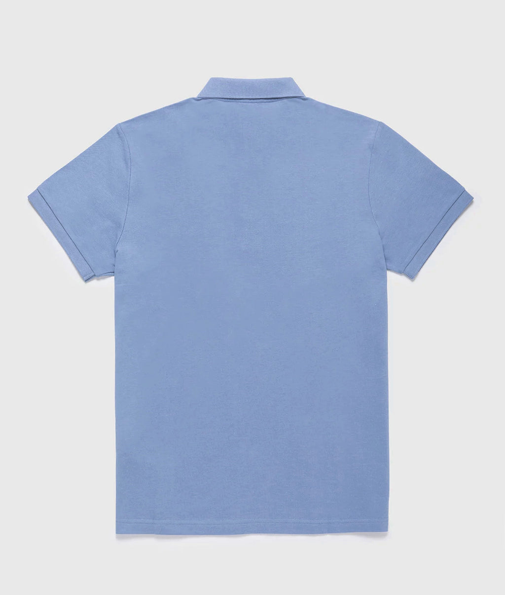 Refrigiwear Polo Uomo Pull Cotone Azzurro Ceruleo