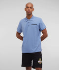 Refrigiwear Polo Uomo Pull Cotone Azzurro Ceruleo