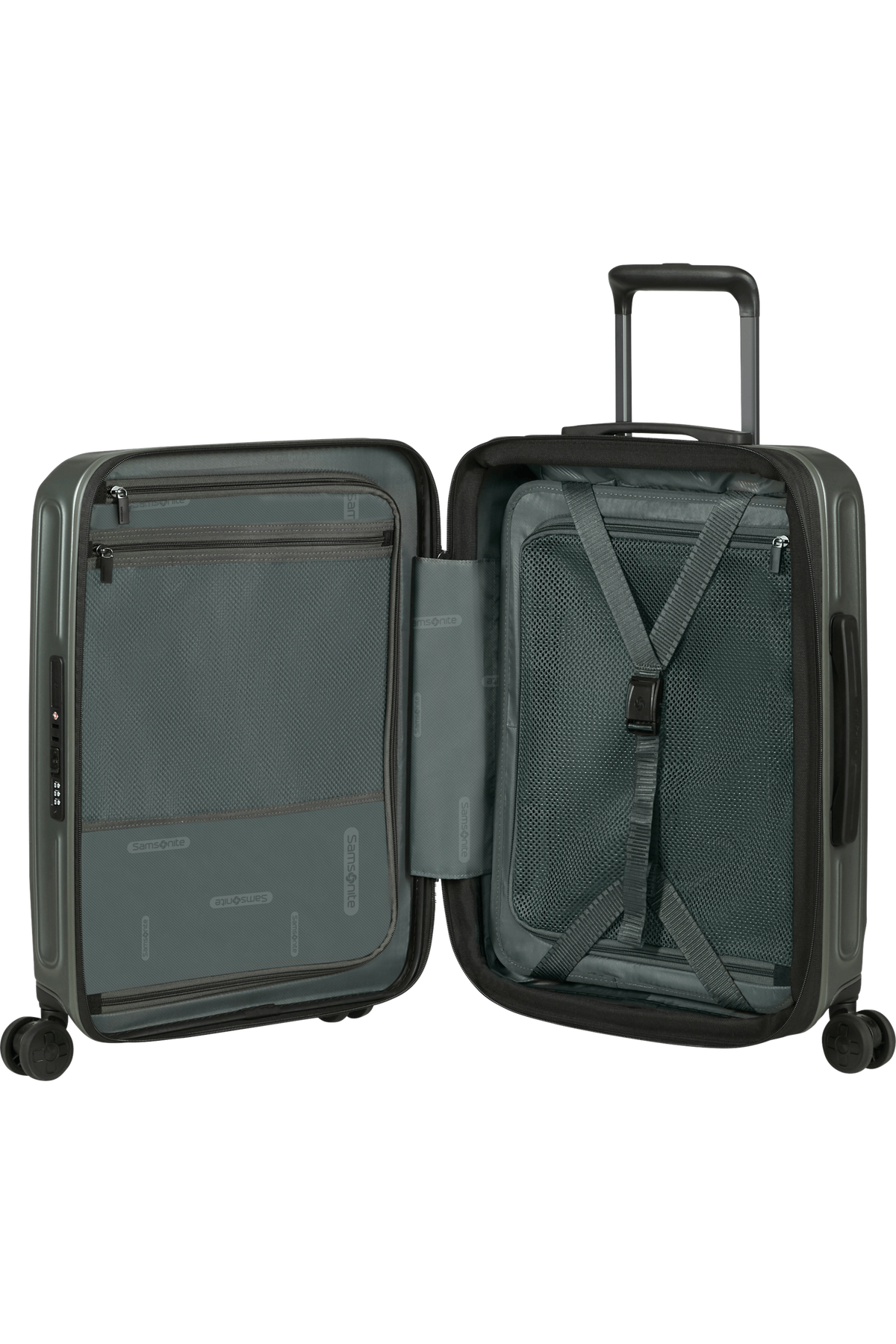 Samsonite Trolley 55 Espandibile Policarbonato Grigio
