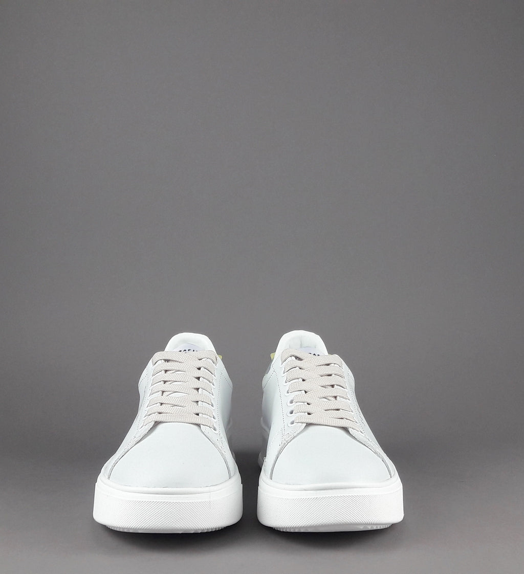Serafini Sneakers Connors Donna Pelle Bianco Spoiler Iridescente