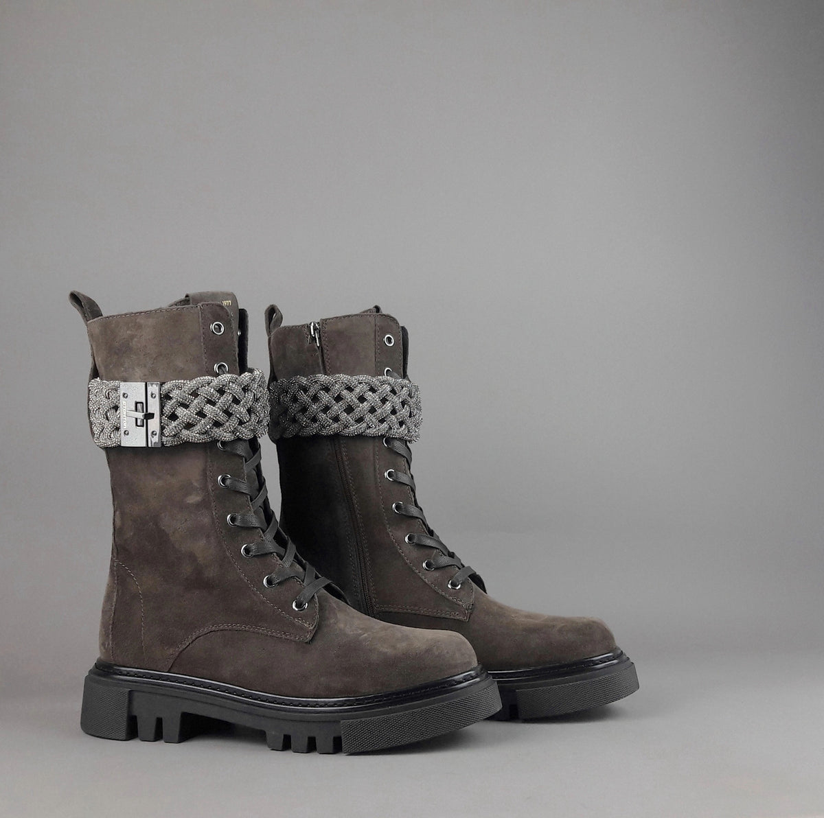 Stokton Anfibio Donna Camoscio Marrone