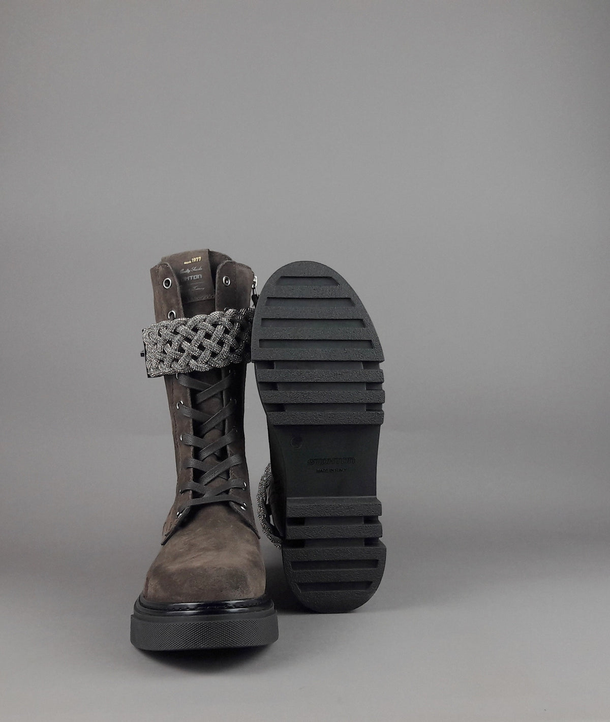 Stokton Anfibio Donna Camoscio Marrone