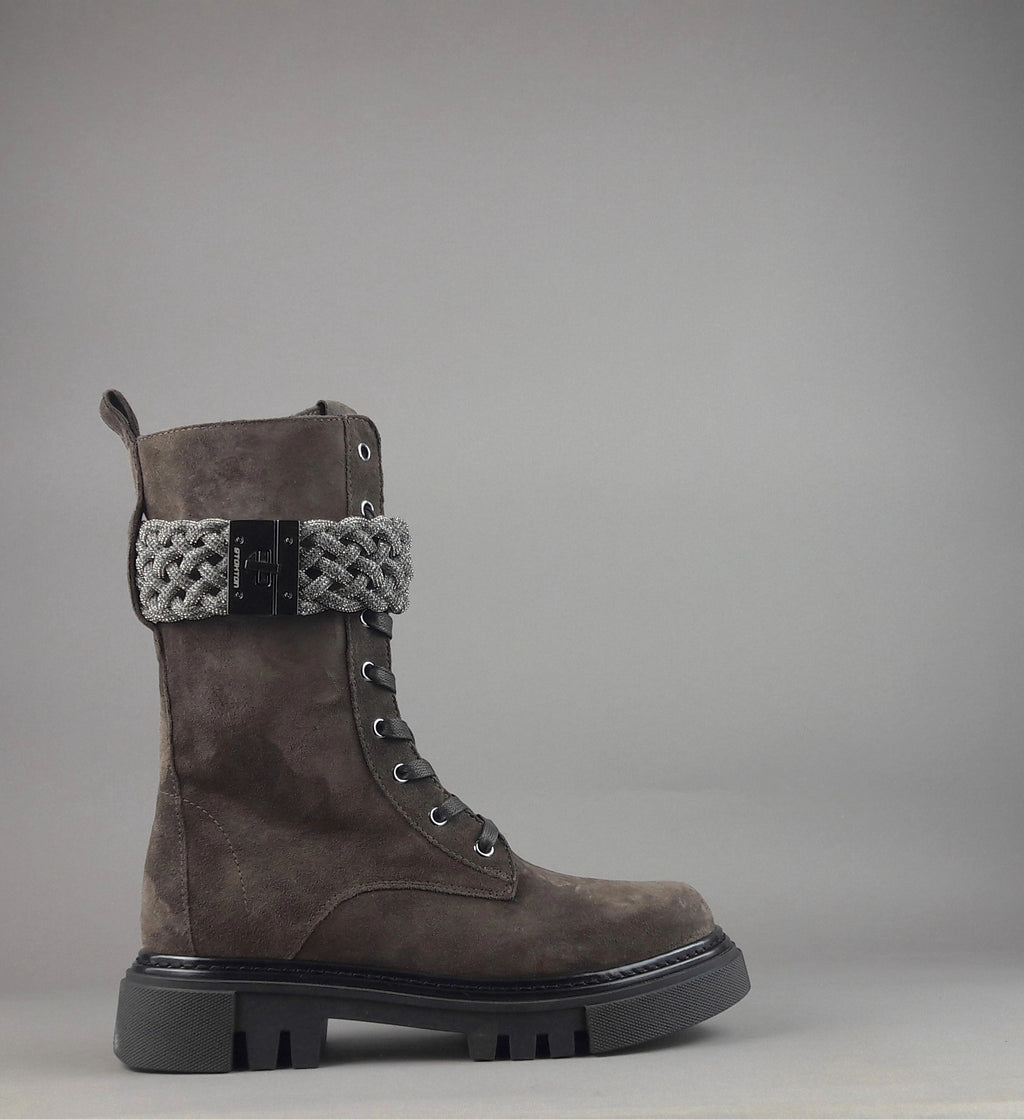 Stokton Anfibio Donna Camoscio Marrone