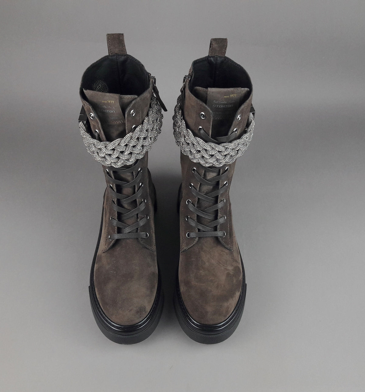 Stokton Anfibio Donna Camoscio Marrone
