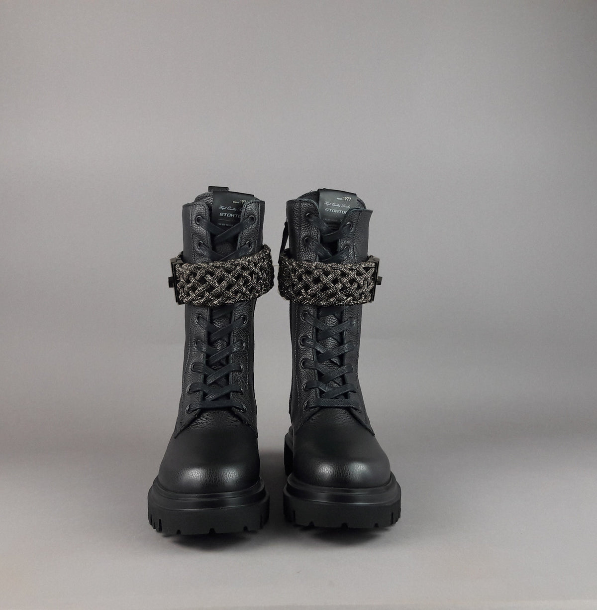 Stokton Anfibio Donna Pelle Nero