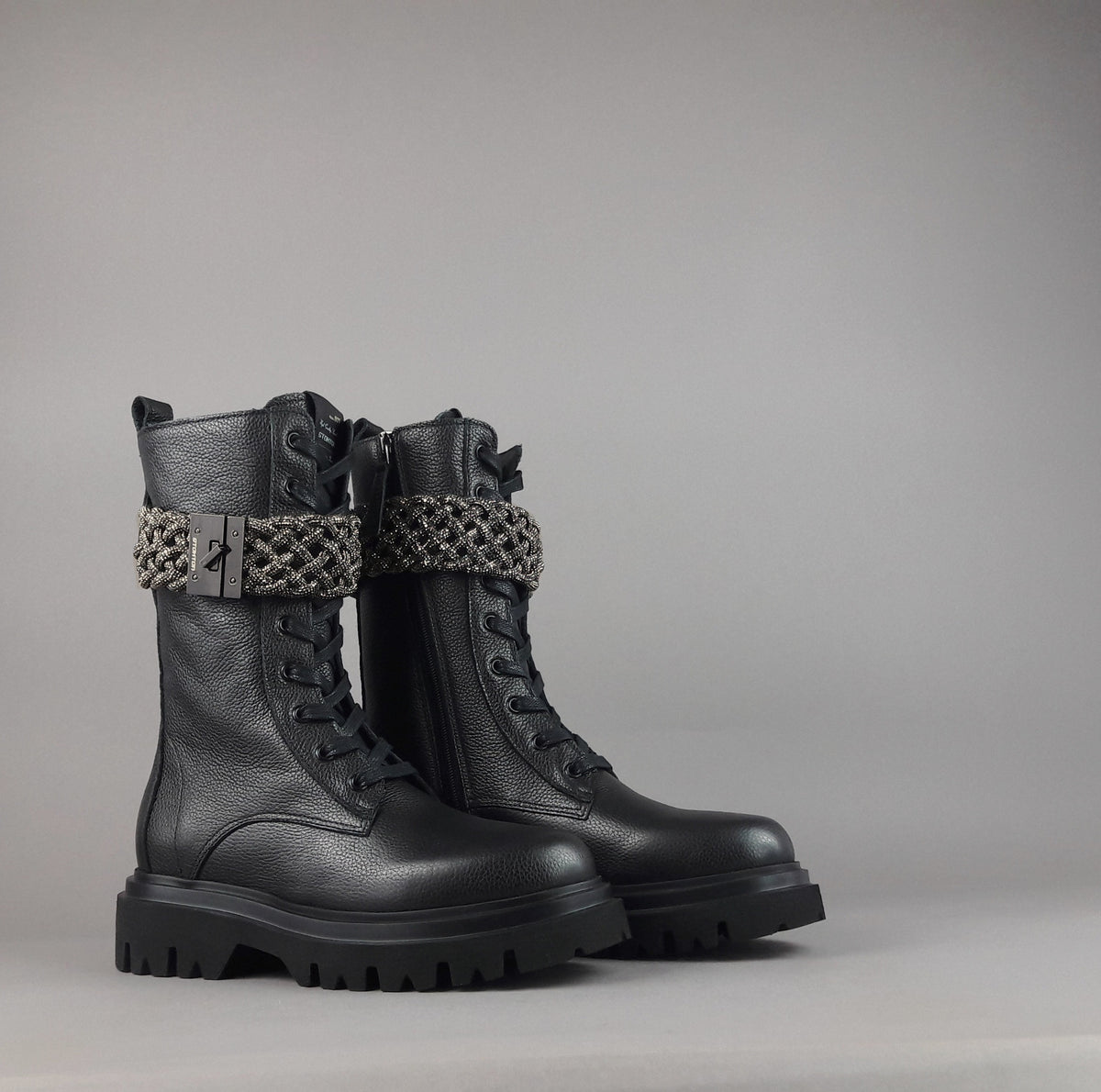 Stokton Anfibio Donna Pelle Nero