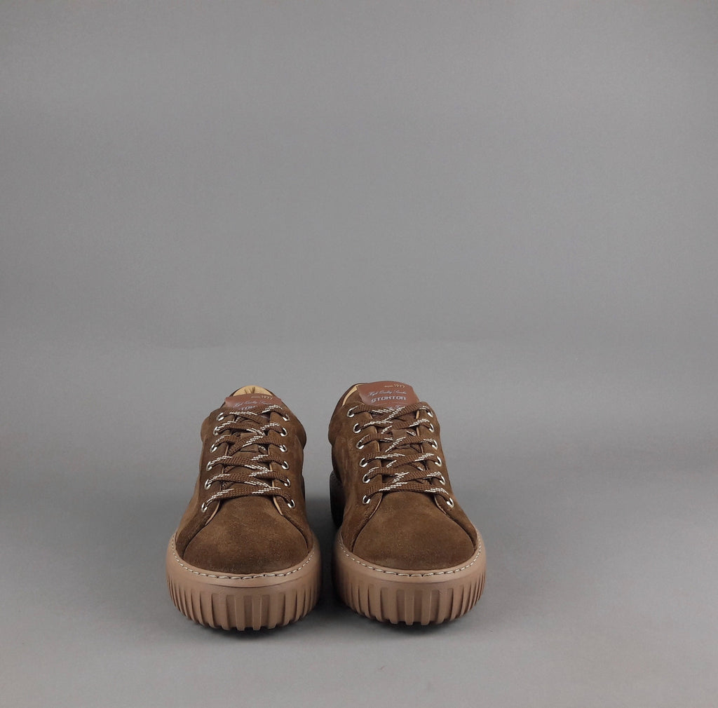 Stokton Sneakers Donna Camoscio Marrone