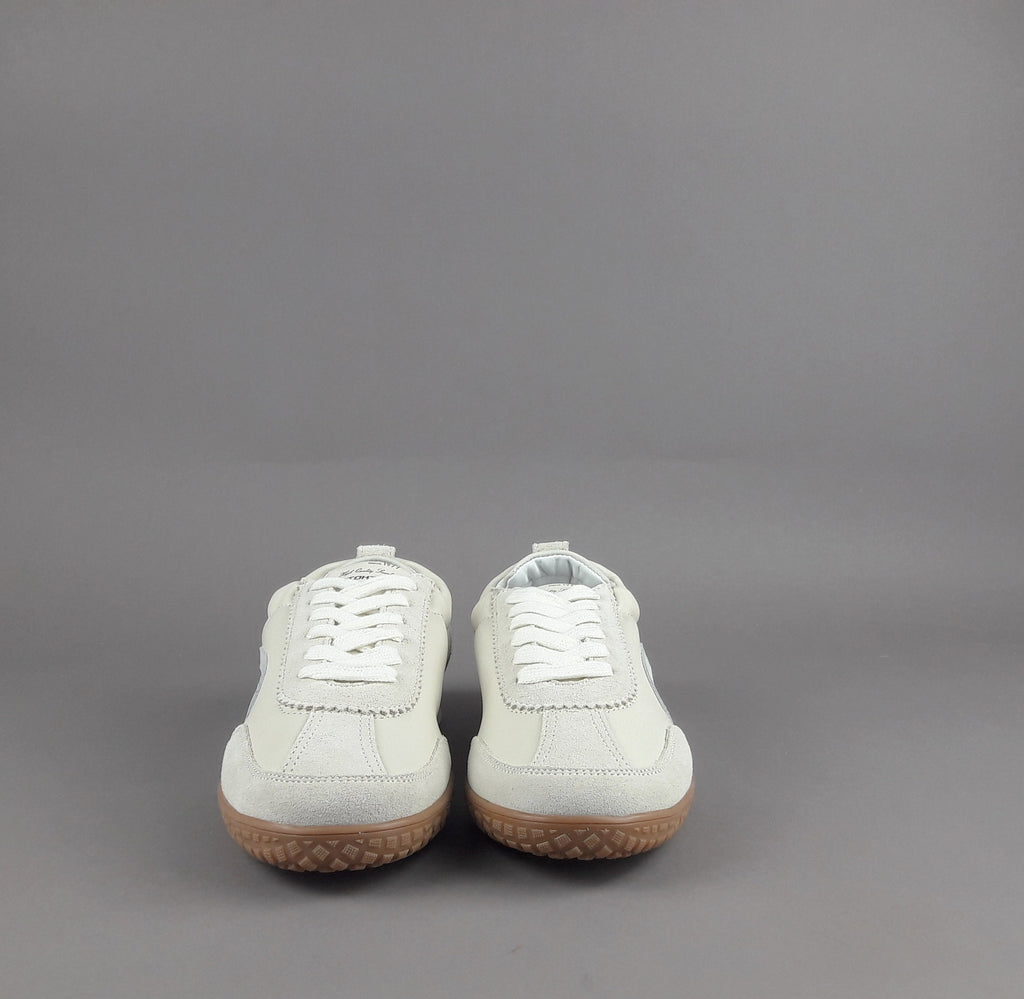 Stokton Sneakers Donna Camoscio Pelle Panna