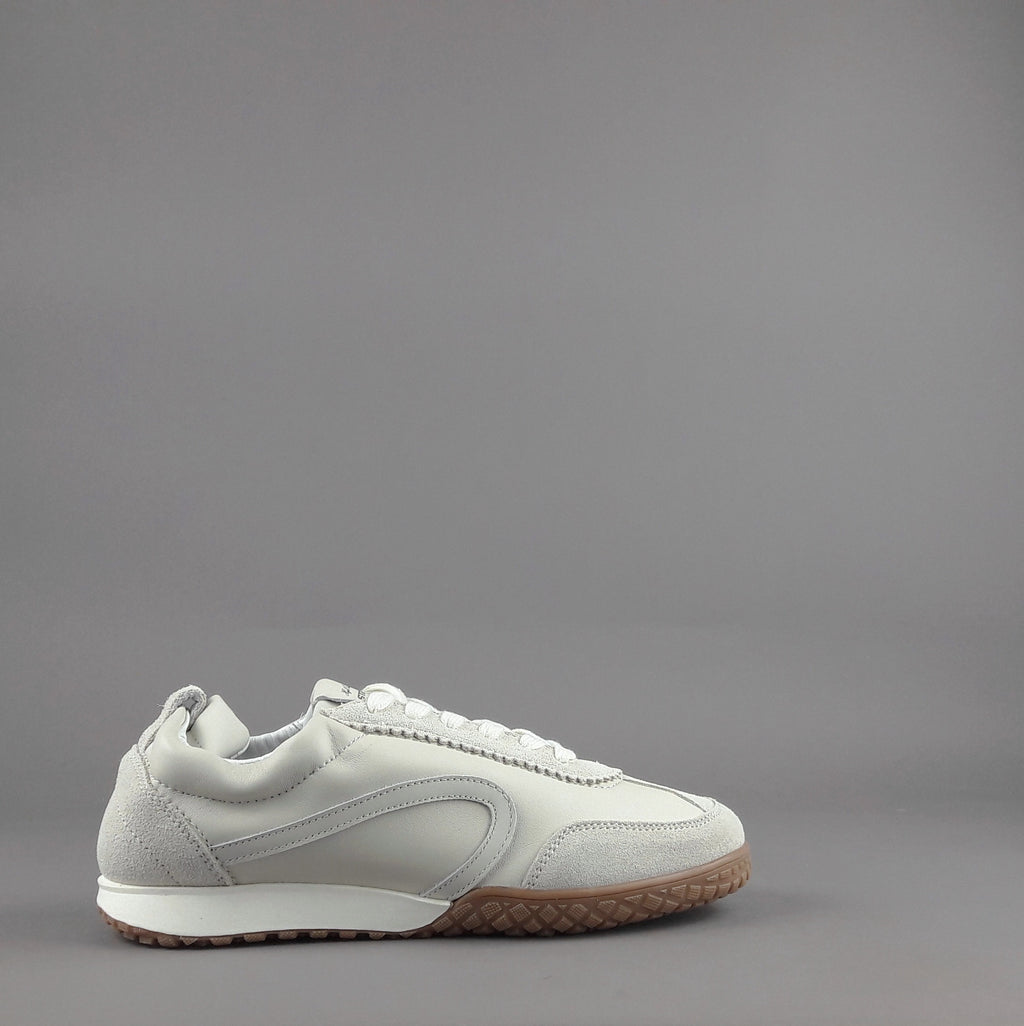 Stokton Sneakers Donna Camoscio Pelle Panna