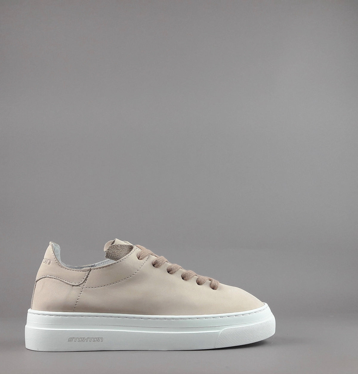 Stokton Sneakers Donna Nabuk Beige Naturale
