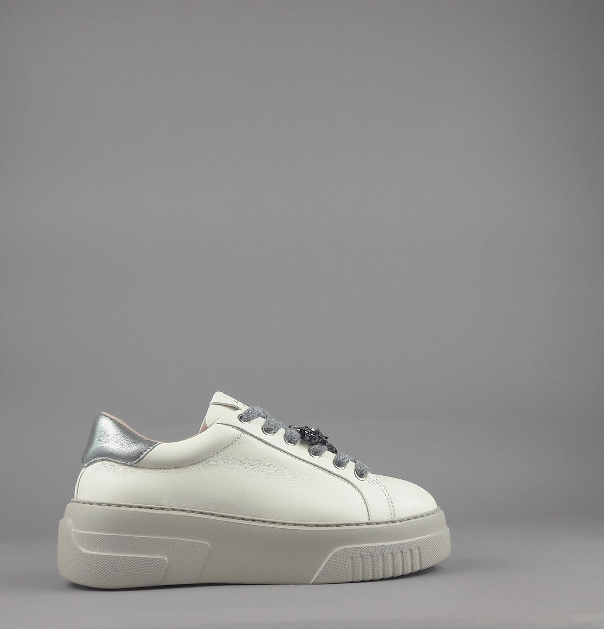 Stokton Sneakers Donna Pelle Avorio