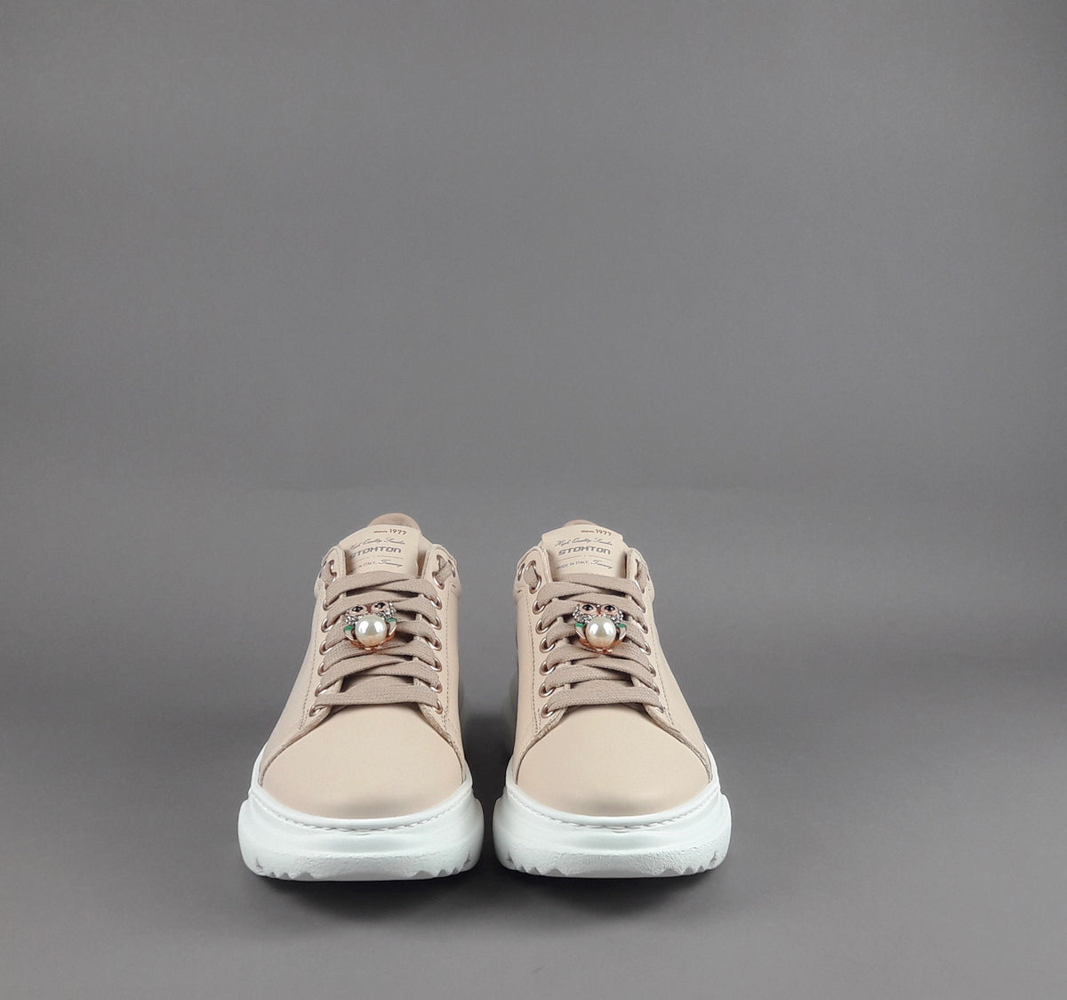 Stokton Sneakers Donna Pelle Nude