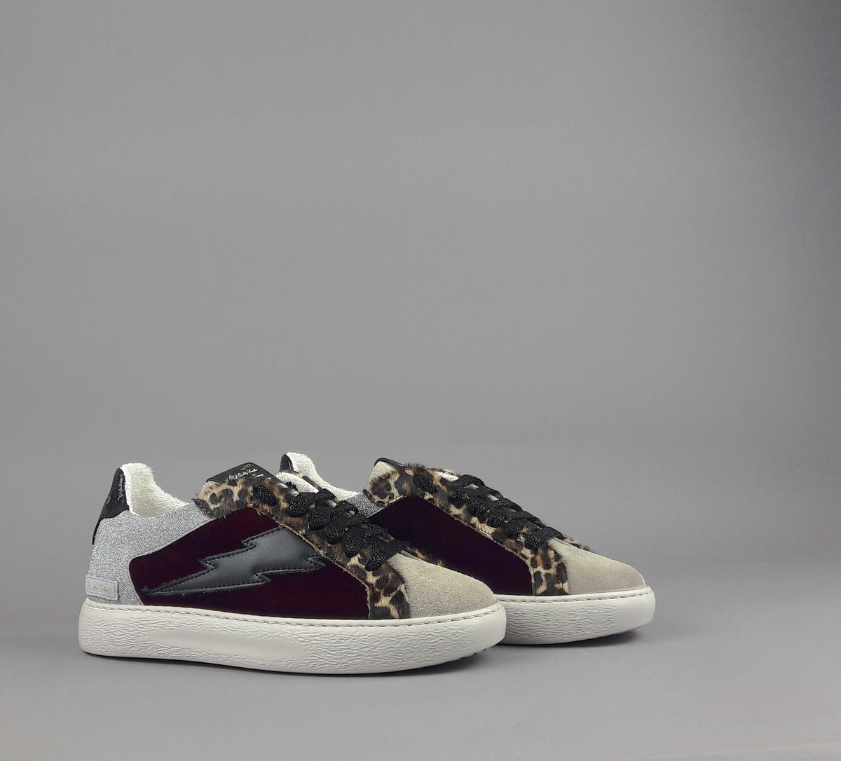 Stokton Sneakers Donna Velluto Bordeaux