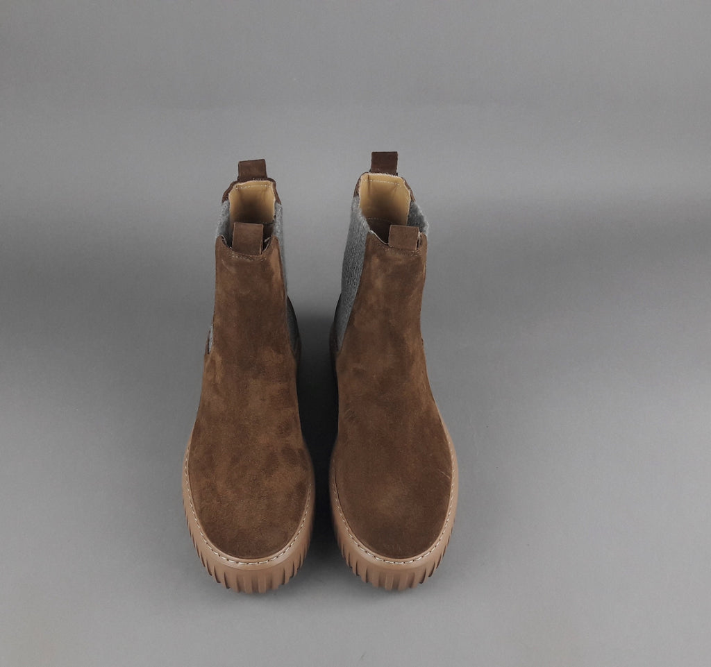 Stokton Stivaletto Donna Camoscio Marrone