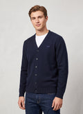 Sun 68 Cardigan Uomo Misto Lana Blu Scuro