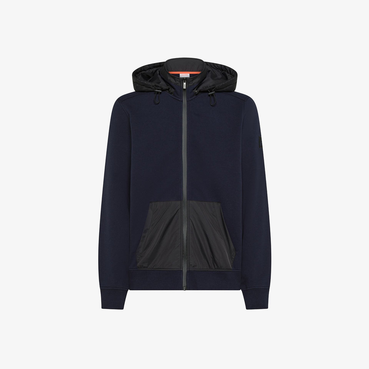 Sun 68 Felpa Giacca Uomo Misto Cotone Blu Scuro