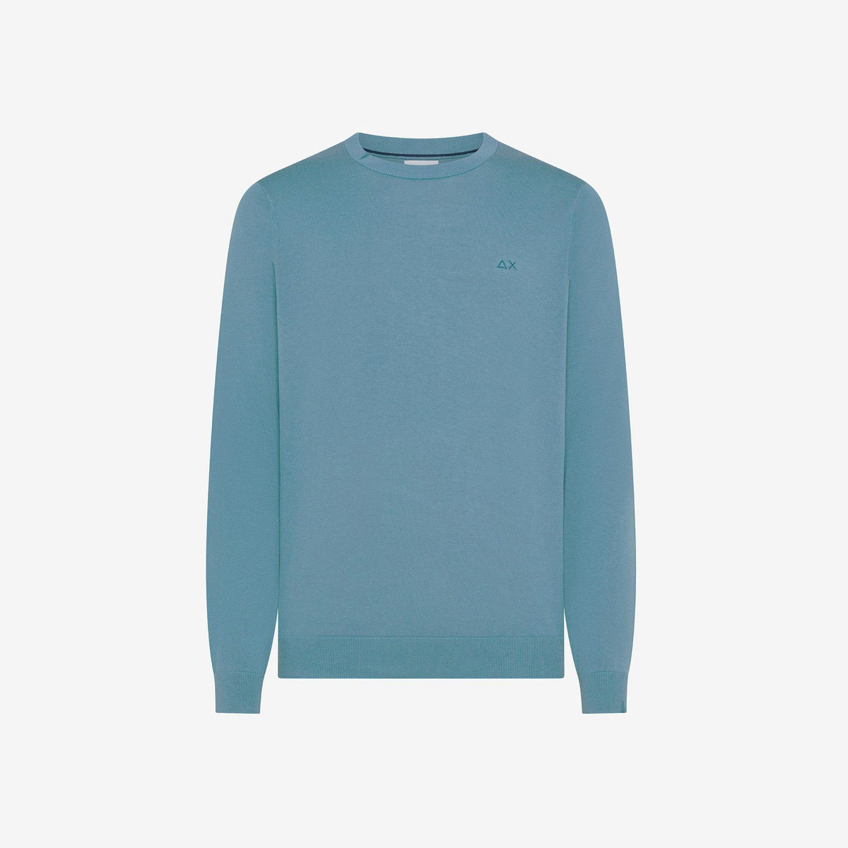 Sun 68 Maglia Uomo Girocollo Cotone Avion Scuro