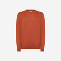 Sun 68 Maglia Uomo Girocollo Misto Lana Mattone