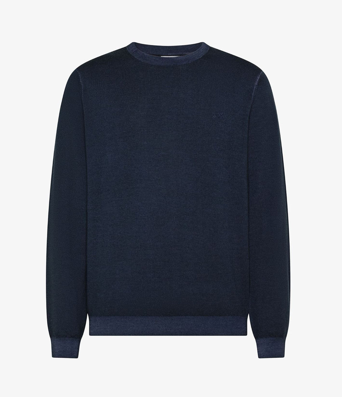 Sun 68 Maglia Uomo Lana Blu Scuro