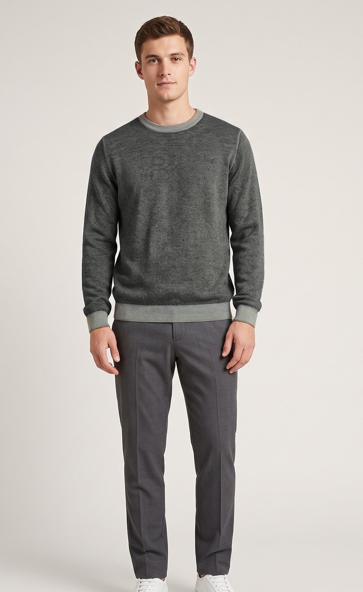 Sun 68 Maglia Uomo Lana Grigio