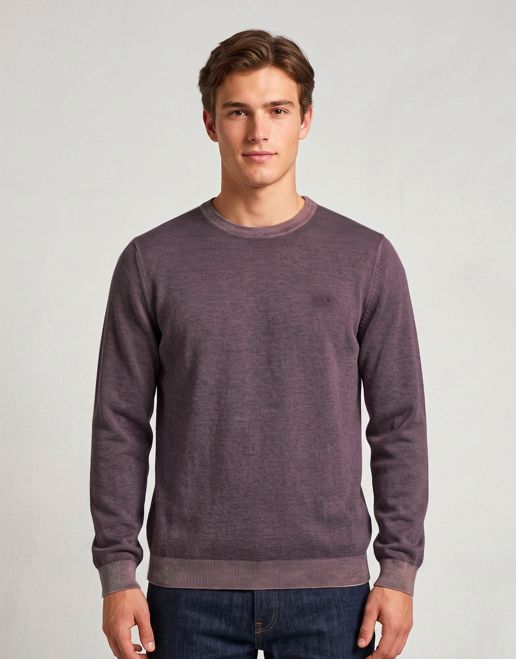 Sun 68 Maglia Uomo Lana Prugna
