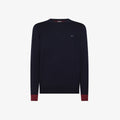 Sun 68 Maglia Uomo Misto Lana Blu Scuro
