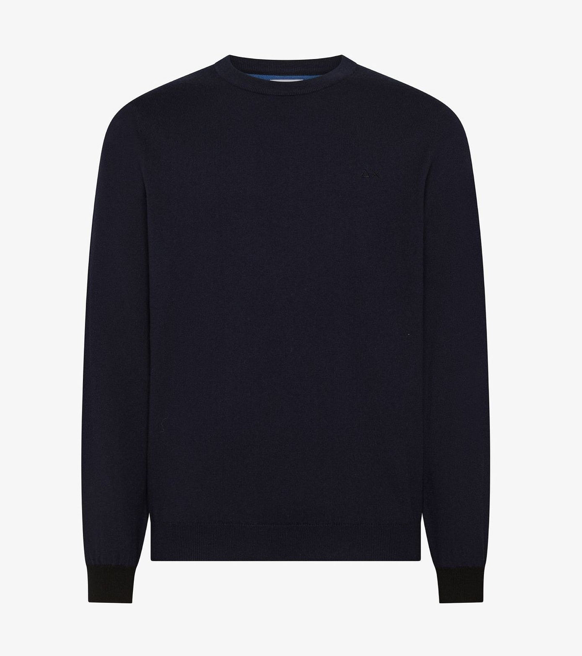 Sun 68 Maglia Uomo Misto Lana Blu Scuro