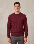 Sun 68 Maglia Uomo Misto Lana Bordeaux