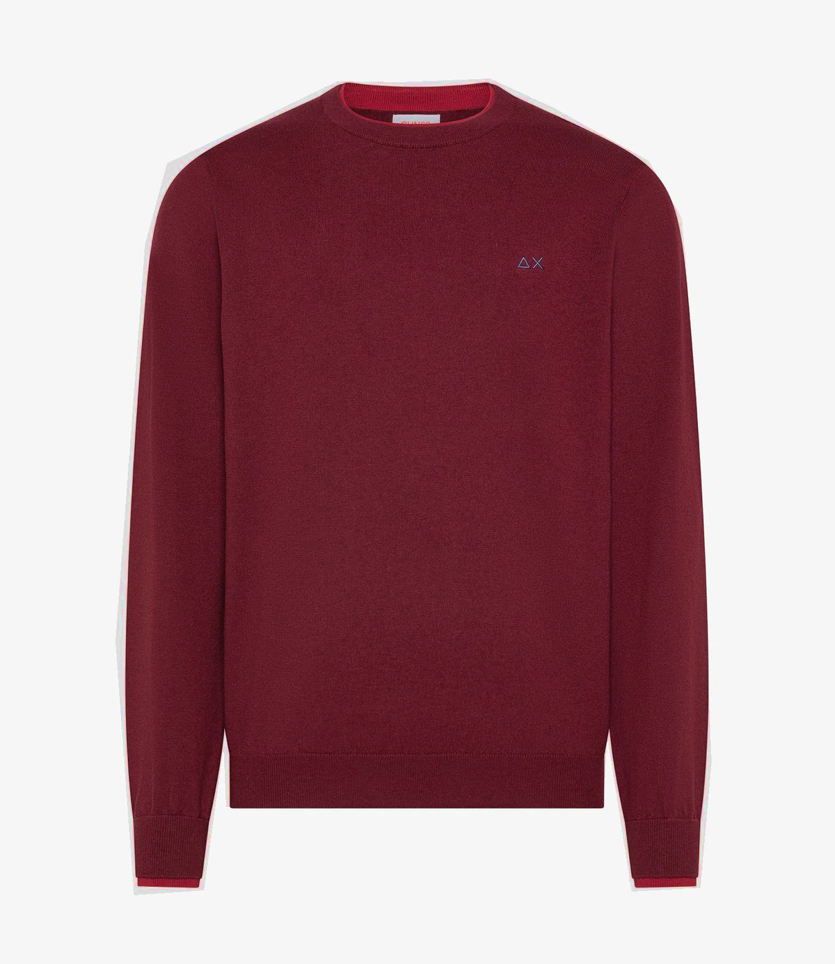 Sun 68 Maglia Uomo Misto Lana Bordeaux