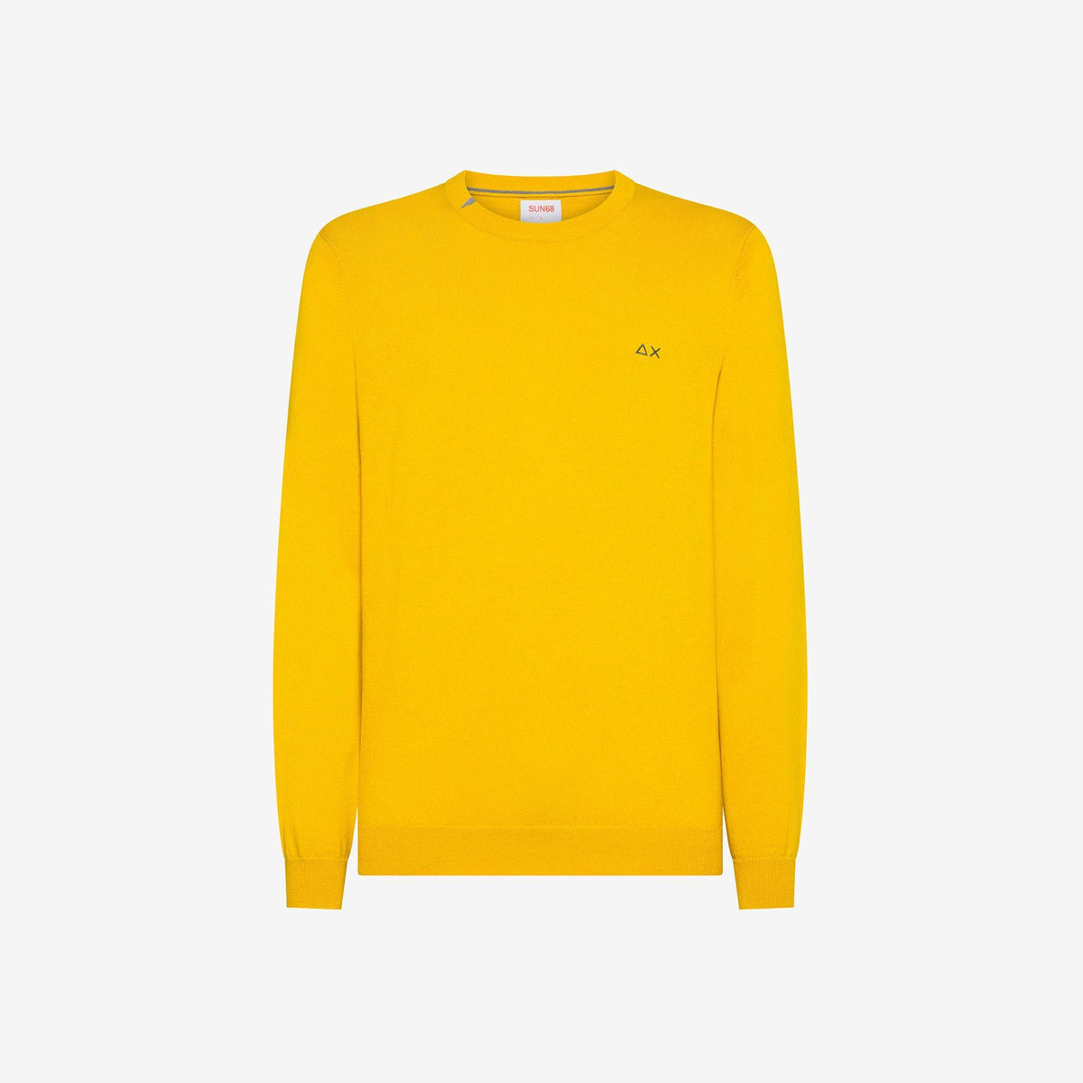 Sun 68 Maglia Uomo Misto Lana Giallo