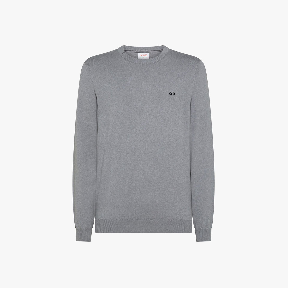 Sun 68 Maglia Uomo Misto Lana Grigio