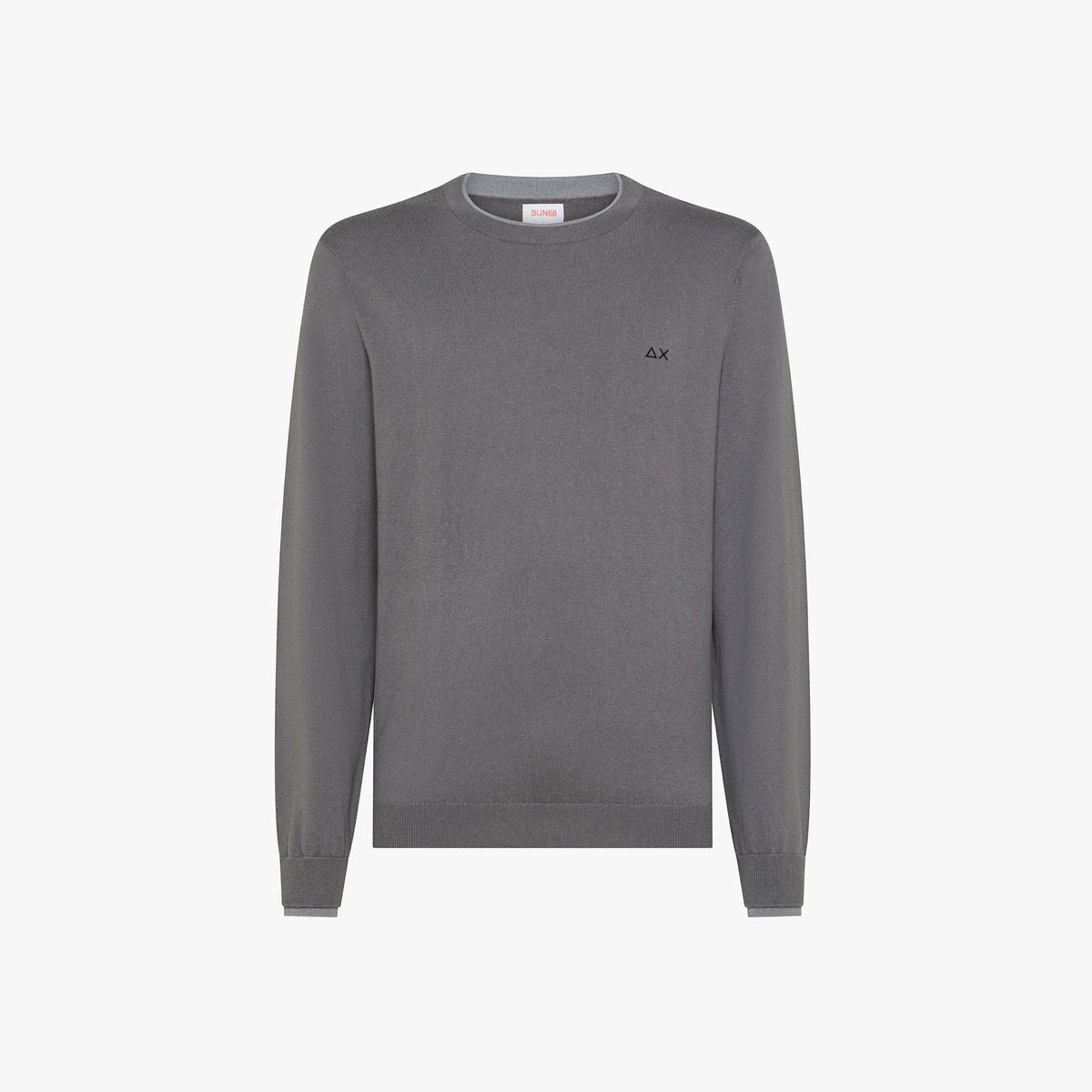 Sun 68 Maglia Uomo Misto Lana Grigio